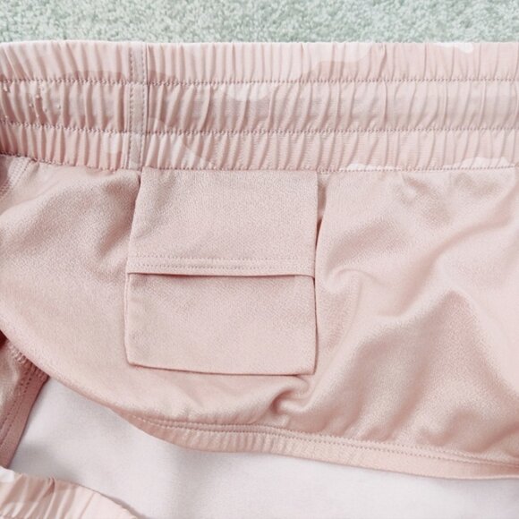 Athleta Women's Pink Camouflage Print Mesh Racer Run Shorts 4 Size 3XL Athletic - Picture 10 of 12